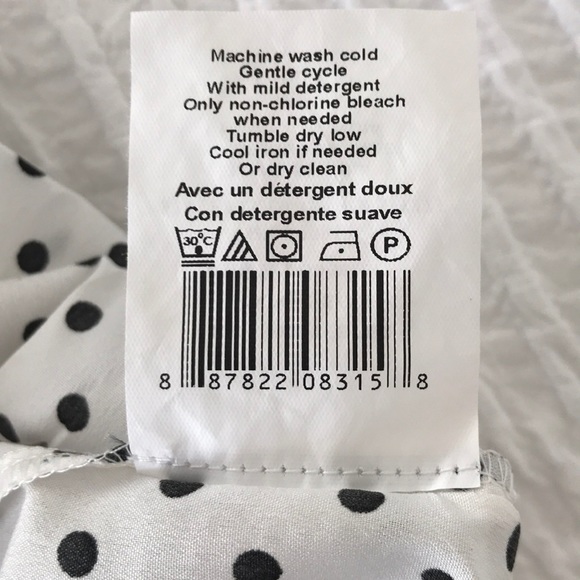 Motherhood Maternity Polka Dot Small Tunic Top - Picture 5 of 5